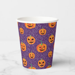 Eleganter Jack O' Lanterns Pappbecher