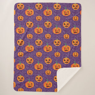 Eleganter Jack O' Lanterns Sherpadecke