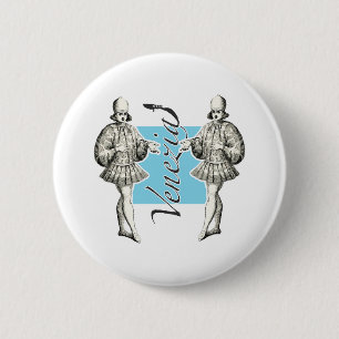 Eleganter Junge aus Venedig der Renaissance Button