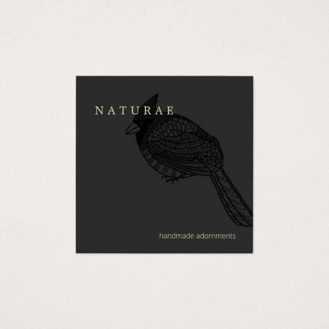 Eleganter Kardinal Bird Creative Designer (Vorderseite)