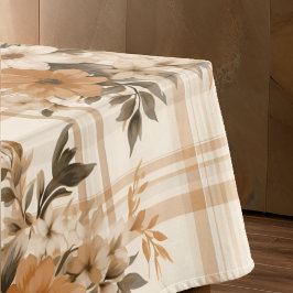 Eleganter Karierter Herbst Tischdecke