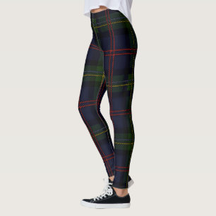Eleganter Karierter Rustikaler Klassik Holiday Tar Leggings