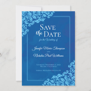 Eleganter Klassiker mit floralen Ornamenten für di Einladung