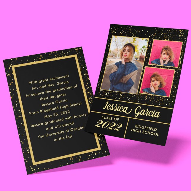 Eleganter klassischer Abschluss Golden Glitzern 3  (Von Creator hochgeladen)