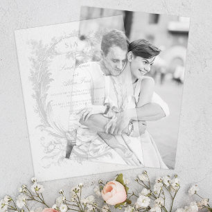 Eleganter klassischer französischer Rokoko Floral