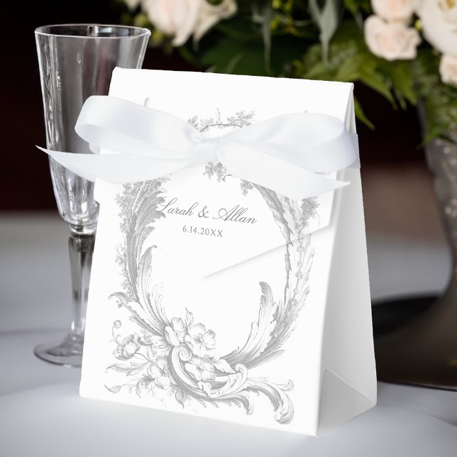 Eleganter klassischer französischer Rokoko Floral Geschenkschachtel (Von Creator hochgeladen)