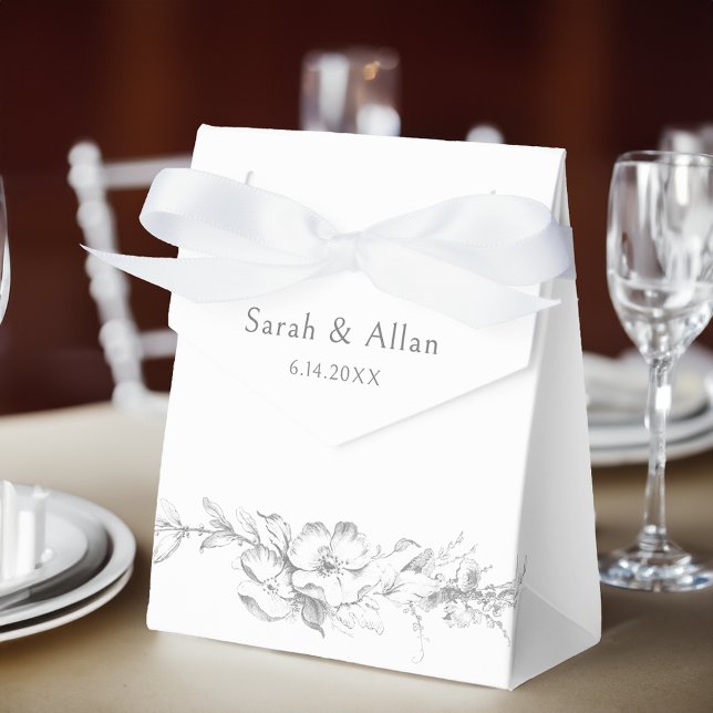 Eleganter klassischer französischer Rokoko Floral Geschenkschachtel (Von Creator hochgeladen)