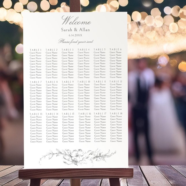 Eleganter klassischer französischer Rokoko Floral Poster (Von Creator hochgeladen)