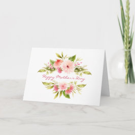 Eleganter klassischer Glückwunsch Muttertag Gruß Karte