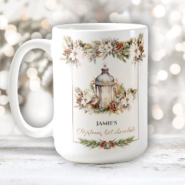 Eleganter klassischer Name Hot Cocoa Weihnachten G Kaffeetasse
