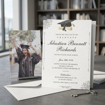 Eleganter klassischer Script-Foto-Abschluss