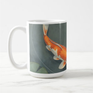 Eleganter Koi-Fischteich Ruhe Design Kaffeetasse