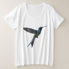Eleganter Kolibri Große Größe T-Shirt
