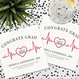 Eleganter Krankenpfleger Serviette