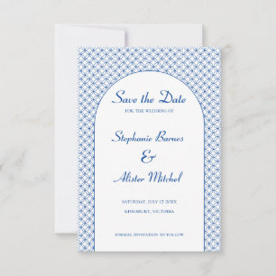 Eleganter Kreis Nahtloses Muster Geometrisch Rette Save The Date