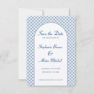 Eleganter Kreis Nahtloses Muster Geometrisch Save The Date