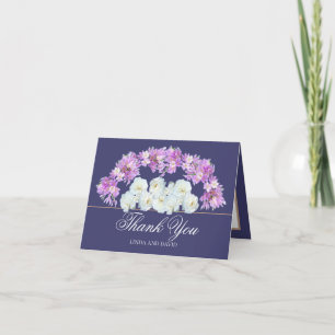 Eleganter Krokus-Girlande & Weiße Rosen Danke schö