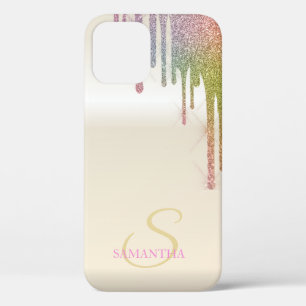 Eleganter kühler Regenbogen-Glitter-Tropfen  Case-Mate iPhone Hülle