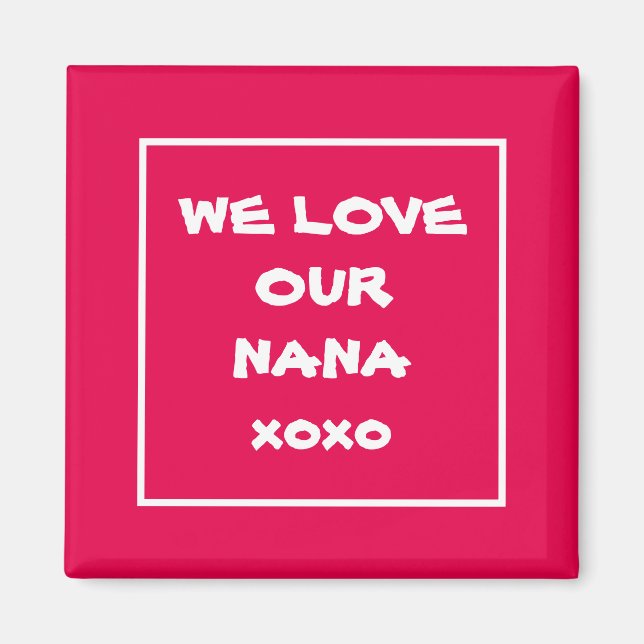 Eleganter Kühlschrankmagnet Niedlich WIR LIEBE UNS Magnet (Vorne)