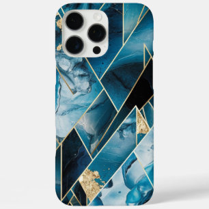 Eleganter Kupfer   Feminine Opulent Aquamarin Gold iPhone 16 Pro Max Hülle