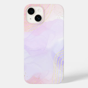 Eleganter Kupfer   Girly Rose Gold Marmor Case-Mate iPhone 14 Hülle