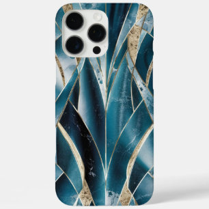 Eleganter Kupfer Opulous Aquamarin Gold von Frau iPhone 16 Pro Max Hülle
