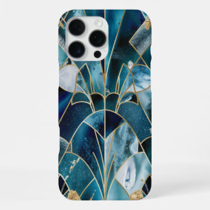 Eleganter Kupfer Opulous Aquamarin Gold von Frau iPhone 16 Pro Max Hülle