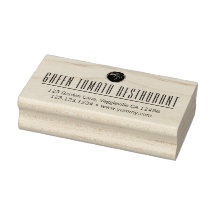 Eleganter langer Name, individuelles Logo und Rück