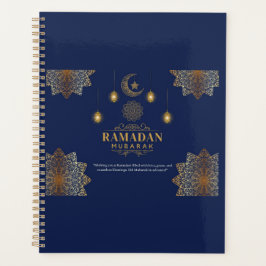 Eleganter Laternen-Glanz-Ramadan-Gruß Planer