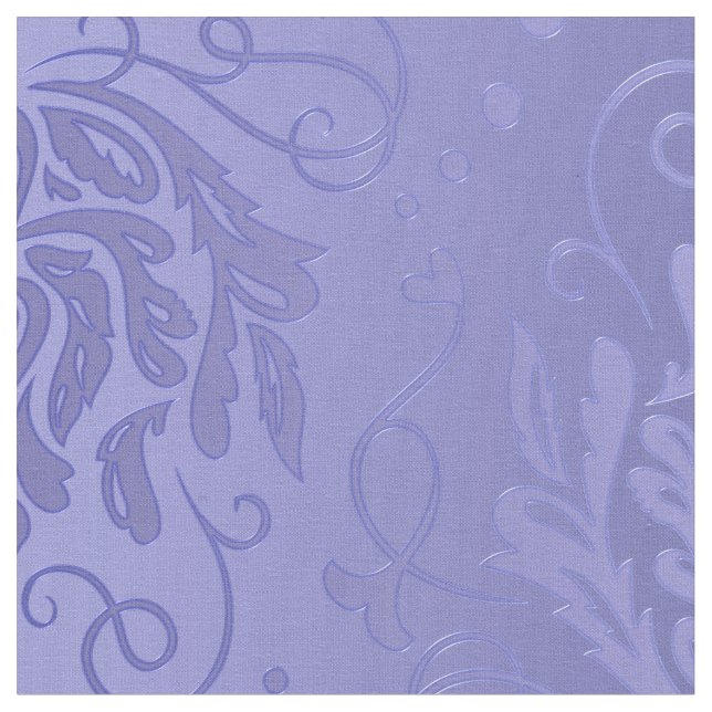 Eleganter Lavendel-Blumendamast Stoff (Nahaufnahme)