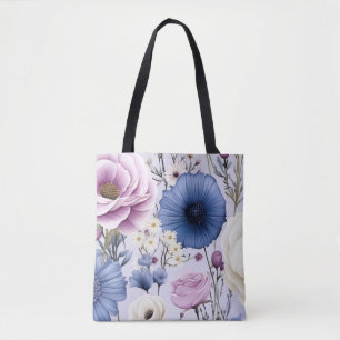 Eleganter Lavender Blauer Blumengarten Blumen