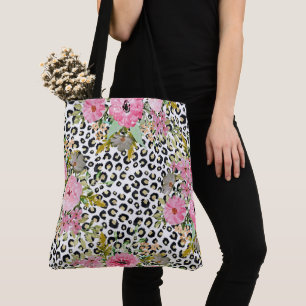 Eleganter Leopardenprint und Blumendesign