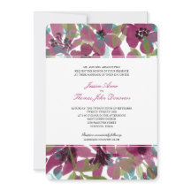 Eleganter Lila Blumengarten | Hochzeit