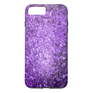 Eleganter Lila Glitzer & Glitzern Case-Mate iPhone Hülle