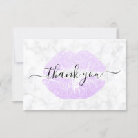 Eleganter lila Glitzer Lippen, weißer Marmor