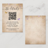 Eleganter Lila Goldbarren-UAWG QR-Code