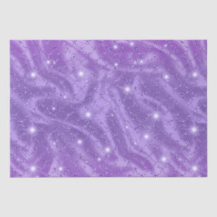 Eleganter Lila Mermaid-Scales Metallic-Glitzer Seidenpapier