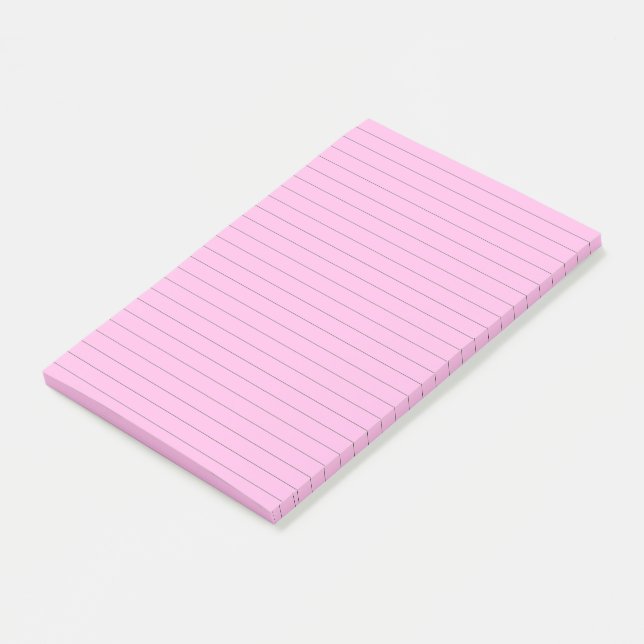 Eleganter Lined Pink Post - Anmerkungen Post-it Klebezettel (angewinkelt)