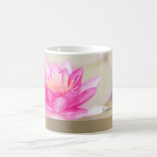 Eleganter Lotus, Yoga Coffee Tasse (Mittel)