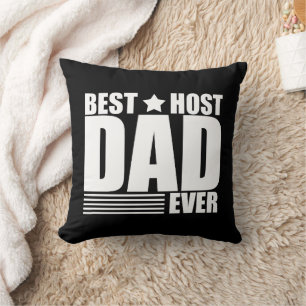 Eleganter Lustiger Vatertag Bester Gastgeber Dad E Kissen