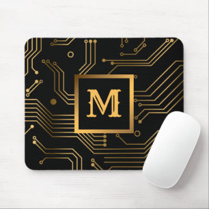 Eleganter Luxus Beruflich Mit Monogramm Mousepad