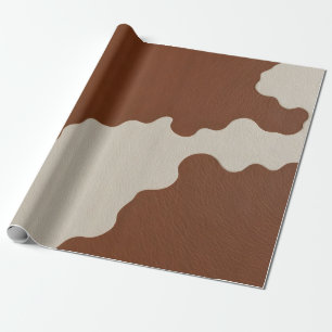 Eleganter Luxus-Kunstkuh-Leder Populäre Kollektion Geschenkpapier