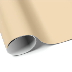 Eleganter Luxus-Sand-Dollar-Einheitsfarben-Vorlage Geschenkpapier