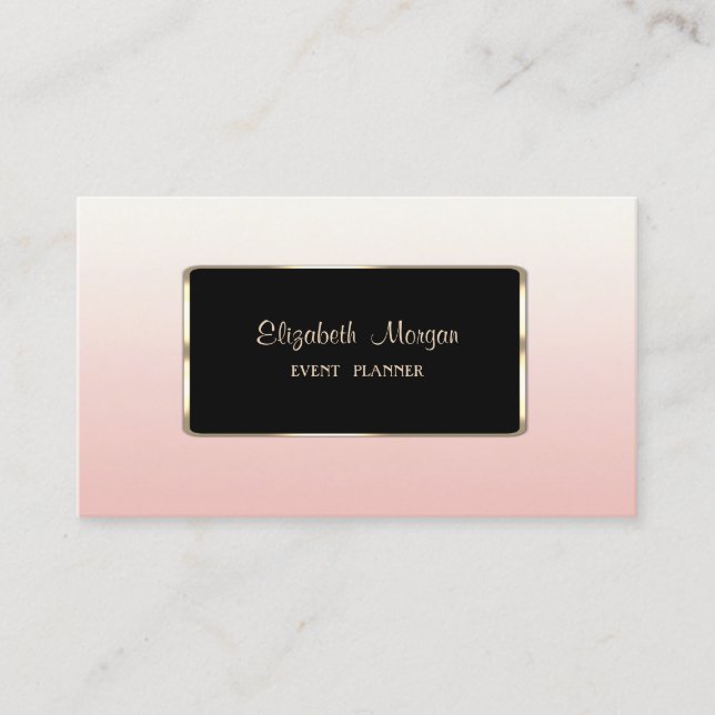 Eleganter Luxus Stilvoll Beruflich Visitenkarte (Vorderseite)