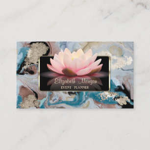 Eleganter Luxus Stilvoll,modern,Lotus Marmor Visitenkarte