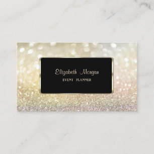Eleganter Luxus Stilvoll, Moderner Bokeh Visitenkarte