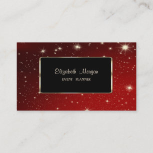 Eleganter Luxus Stylisch, Modern, Schwarzer Rahmen Visitenkarte