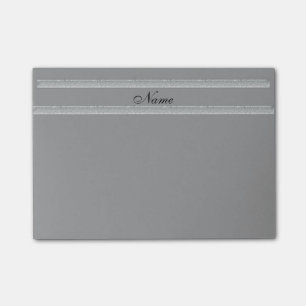 Eleganter Luxus, zeitgenössische glänzende Streife Post-it Klebezettel