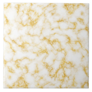 Eleganter Marmor - Gold White Fliese