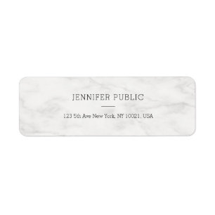 Eleganter Marmor Modernes einfaches Template Perso
